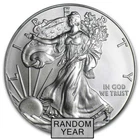 Random Year - American Silver Eagle 1 oz .999 Fine Silver $1 Coin BU 1986-2025