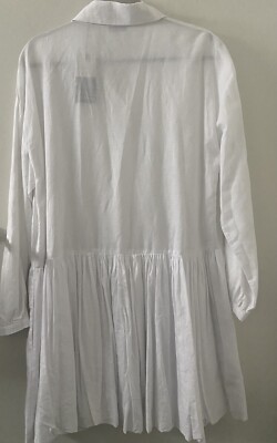 Country Road Organically Grown Linen Mini Dress White-size 14 | eBay  Australia