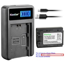 Kastar Battery LCD Charger for Sony NP-FZ100 BC-QZ1 Sony Alpha a7R III Camera