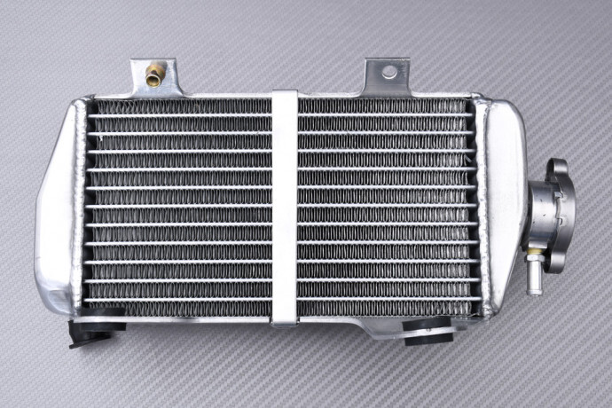 Radiateur eau droit AVDB pour rouler sur circuit motocross avec HONDA CRF250 R