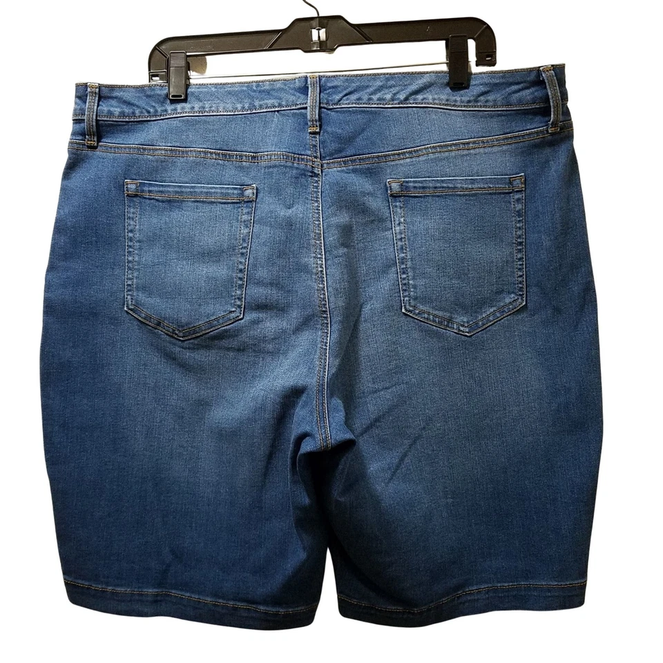 Pantalones cortos de mezclilla Charter Club para mujer 18 azules  Foto 2 de 4