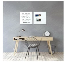BirdRock Home Magnetic Glass Dry Erase Board for Wall - 2 Pack