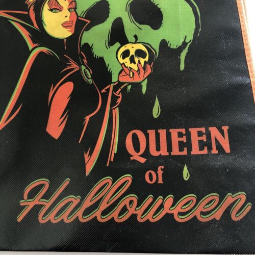 Borsa shopping grande riutilizzabile Disney Queen of Halloween nuova con etichette dolcetto o scherzetto - Foto 5 di 8