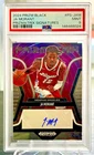 2024 Panini Prizm Black Ja Morant Prizmatrix Signatures #PS-JAM / PSA 9