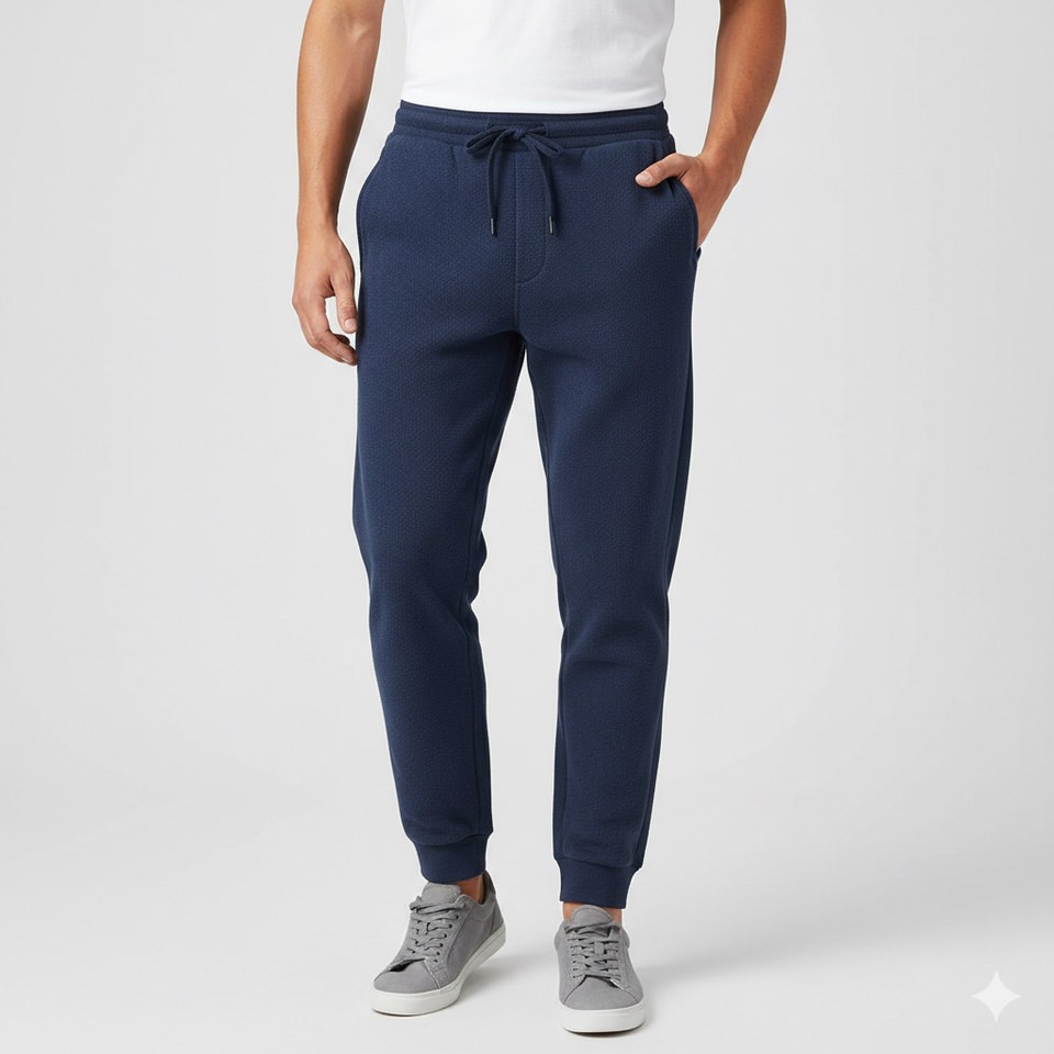 Fleece Joggers For Men Jogging Tracksuit Bottoms Fleece Close Hem ...