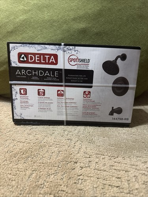 #ad Delta 144798 RB Archdale Tub amp; Shower Trim w Valve Venetian Bronze $89.99