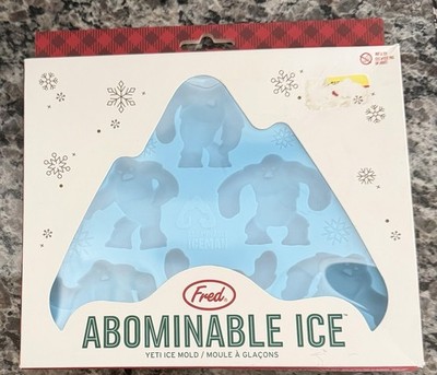 Genuine Fred - Abominable Ice Cube Mold - Tray Yeti Blue NEW