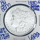 1880 S BU UNCIRCULATED MORGAN SILVER DOLLAR AUTHENTIC U.S.MINT FREESHIPPING 6292