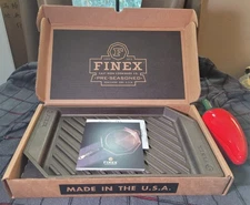 FINEX Cast Iron Cookware 15" Lean Grill Pan NEW PERFECT 