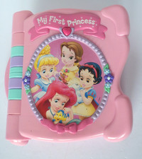 2002 Mattel Disney My First Princess Electronic ABC Learning Book WORKS