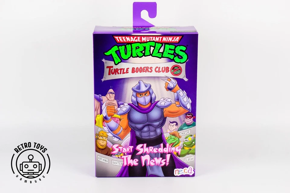 NECA Cartoon SHREDDER PIZZA CLUB Turtles Teenage Mutant Ninja Turtle TMNT Hero - Image 2 of 4