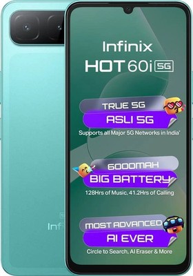 Infinix HOT 60i 5G ( Green, 128GB 4GB) ''NO TARIFFS IN USA''