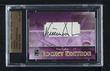 2010 Famous Fabrics Ink Hockey Edition 1/1 Vincent Damphousse #223 Auto 4f5