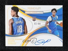 2023-24 Immaculate Rookie Introductions 2/99 Olivier-Maxence Prosper Auto 1t5