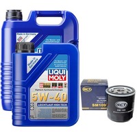 MotoröL Set High Tech 5W-40 Liqui Moly 6 Liter + ÖLfilter FüR Opel Rover Mini