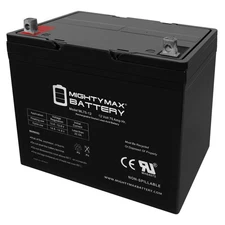 Mighty Max 12V 75Ah Replacement Battery for Quantum Q6 Edge HD