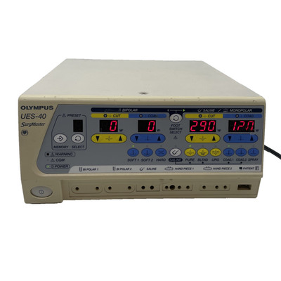 Olympus UES-40 Surgmaster ESU  SCREEN DAMAGE AS SHOWN! 30 Day Warranty