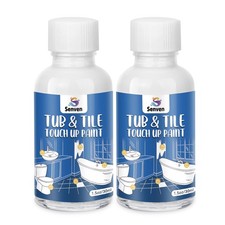 2Pack Tub and Tile Touch Up Paint Kit - 0.5 Fl Oz Pack of 3 , White