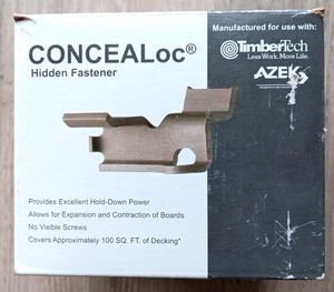 TimberTech CONCEALoc Hidden Fasteners 136 Pieces with Screws