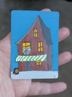 ACEO Acrylic Original Painting Urban Landscape Simple Shop Sea Side Store — photo 5