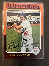 1975 Topps #244 Bill Buckner - EX