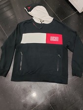 Nike Air Jordan Hoodie Schwarz weiß Rot Vint...