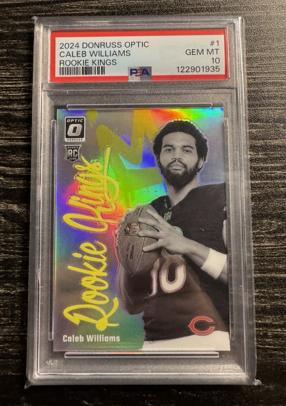 2024 Donruss Optic Rookie Kings #1 Caleb Williams RC Rookie SP PSA 10