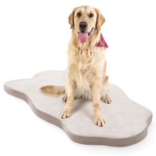 Dog Sleeping Mat Waterproof Dog Crate Pad Bed Mat w/ Memory Foam Support