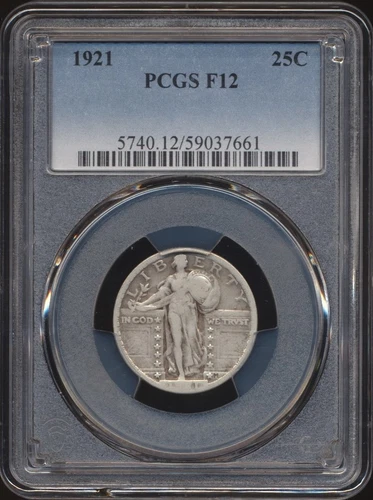 1921 Standing Liberty Quarter PCGS F12