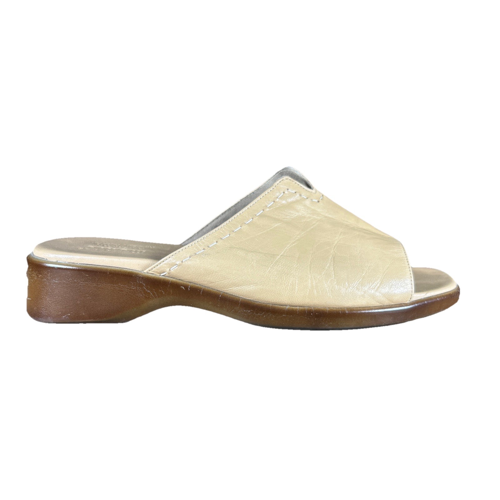 APL Munro Sandali comodi con slide in vera pelle beige 9 M