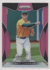2019 Panini Prizm Tier II Pink Prizm Matt Chapman #140 0q3