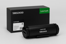 Lexmark 58D2X00 Toner Schwarz, Tonerfüllstand 75 %