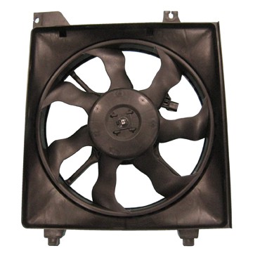 Radiator Cooling Fan Assembly for 06-11 Hyundai Accent Sedan (w/o Auto Cruise)