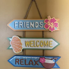 Wood panel wall sign decoration（90）