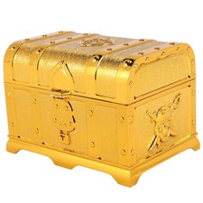 Pirate Treasure Chest Decorative Treasure Chest Keepsake Plastic Toy4864