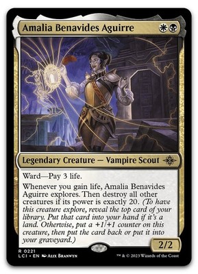 Amalia Benavides Aguirre #221 (NM) Lost Caverns of Ixalan LCI Magic MTG