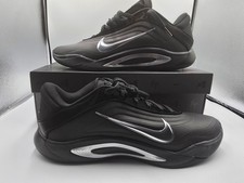 Nike A'One (FZ8605 002) Black/Silver Basketball Sneaker Womens Size 13.5 Mens 12