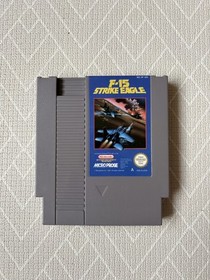 F-15 Strike Eagle Plane Nintendo NES Boxed With Manual Vintage UK Game PAL 1991