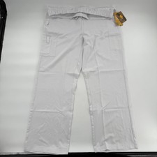 Carhartt Pants Womens XL White Force Cross-Flex Scrub Cargo Stretch C52110