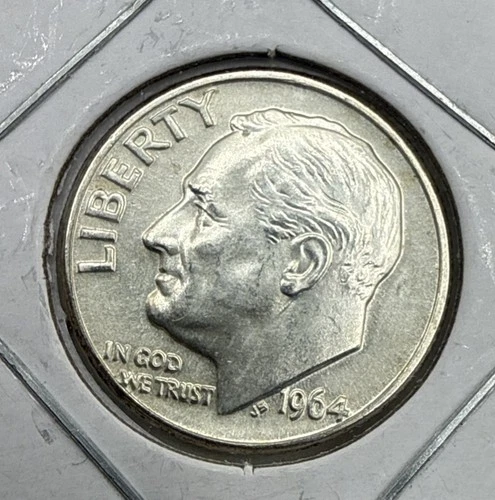 Choice Unc 1964 D Roosevelt Dime Gem BU Collection (B)