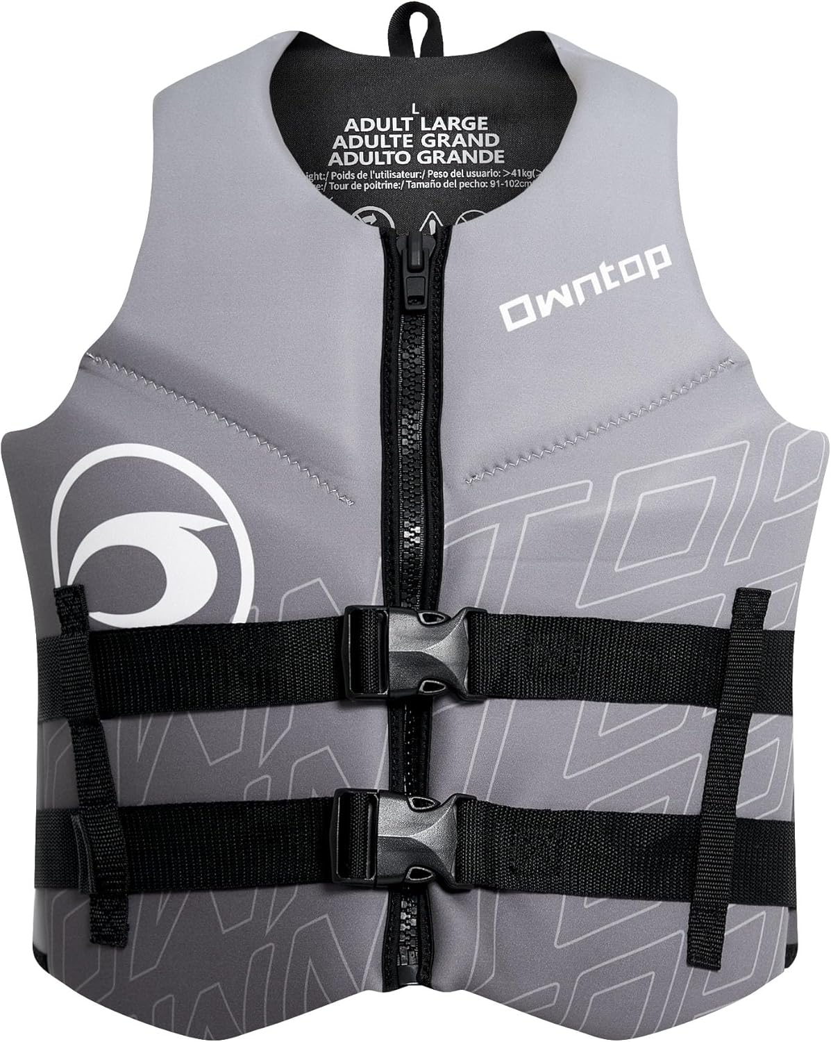 Adult Neoprene Swim Vest for Water Sports Swimming Boating Kayaking-image