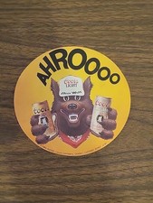Rare Vintage 1985 Beer Wolf Coors Banquet Beer Beerwolf Sticker Bar Retro 4”