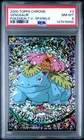 2000 TOPPS CHROME POKEMON T.V. SPARKLE #3 VENUSAUR PSA 8