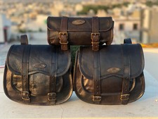 Sacoche En Cuir Noir Pour Moto Combo Meilleur Choix