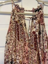 150. Drew Naomi NWT floral maxi dress Anthropologie Patchwork  morocco $268 S