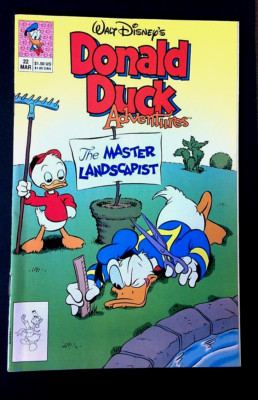 Walt Disney's Donald Duck Adventures #22~Disney 1992~High Grade