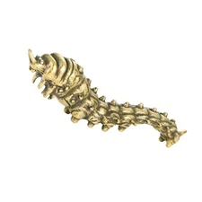 MAGICLULU Brass Caterpillar Figurine Statue Sculpture Key Charm Animal Table ...