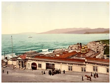 California, San Francisco, Sutro Baths  Vintage photochrom print by Detroit Phot