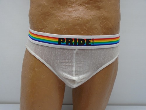 Men's Pride USA Bacelona Mesh Brief PRU-058 Assorted Colors Assorted Sz 3058IM - Picture 2 of 9