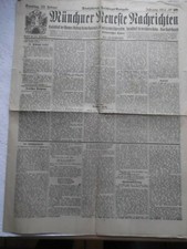 "M&uuml;nchener Neuste Nachrichten" vom 22.2.1914, Faschingsausgabe.